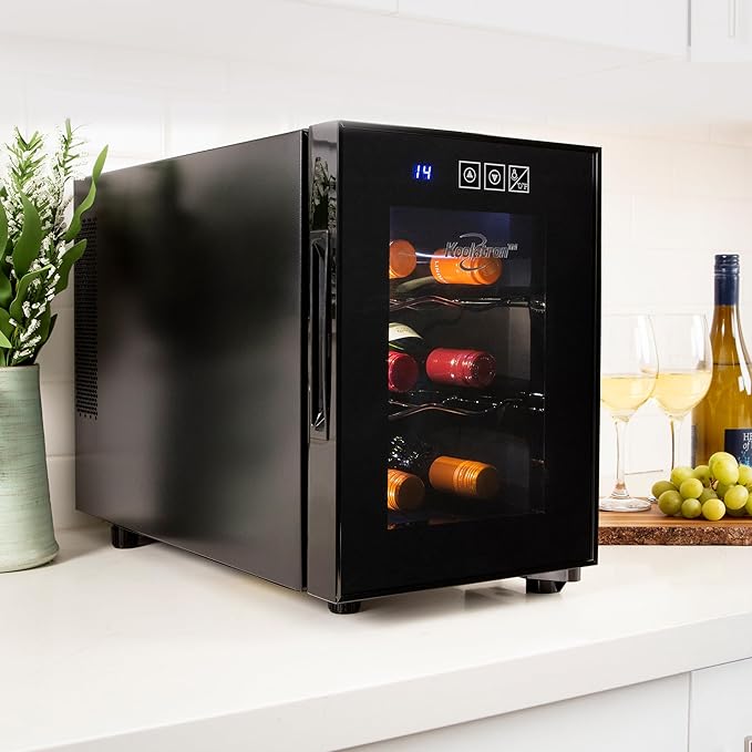 Koolatron 6 Bottle Wine Fridge – Freestanding Wine Cooler