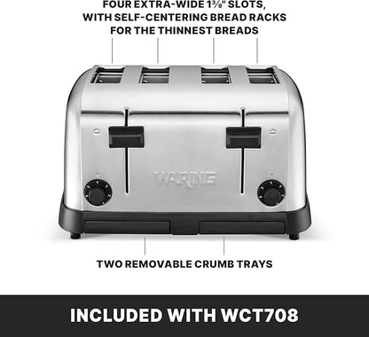 Waring Four-Compartment Pop-Up Toaster