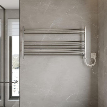HEATGENE Towel Warmer 10 Bar Towel Dryer Wall-Mounted Plug-in Bath Towel Heater