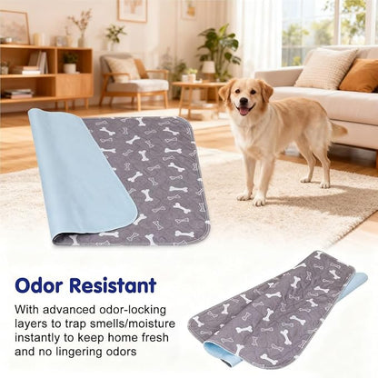Pee Pads with Pheromones, Elite Pads for Cats, Washable Pee Pads for Dogs, Leak-Proof & Anti-Slip Pet Training Pad for Home & Travel (Red, S: 11.8" × 11.8")