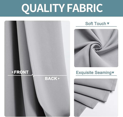 ChrisDowa Grommet Blackout Curtains