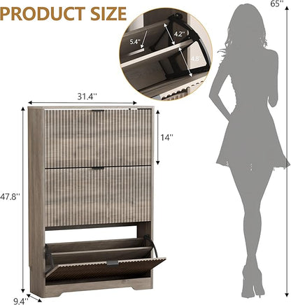 Shoe Cabinet Storage for Entryway