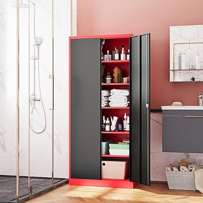Metal Storage Cabinet-71” Tall Steel File Cabinets