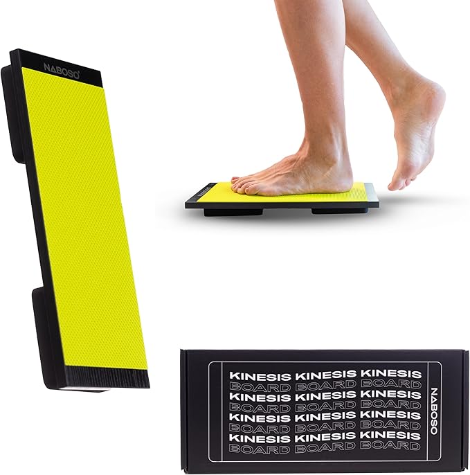 Kinesis Board for Balance with Micro-Wobble and Naboso Texture used with