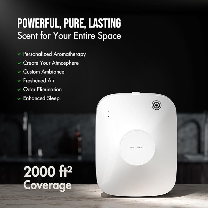 Airversa Smart Waterless Essential Oil Diffuser, 400mL Capacity