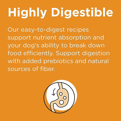 BIXBI Rawbble Dry Dog Food, Chicken, 24 lbs - USA Made with Fresh Meat - No Meat Meal & No Corn, Soy or Wheat - Freeze Dried Raw Coated Dog Food - Minimally Processed for Superior Digestibility