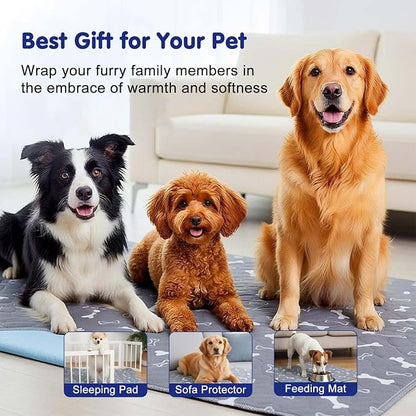 Pee Pads with Pheromones, Elite Pads for Cats, Washable Pee Pads for Dogs, Leak-Proof & Anti-Slip Pet Training Pad for Home & Travel(Brown-B, XL:35.4'' x 31.5'')