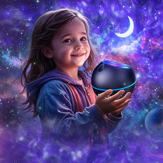 One Fire Star Projector Lights for Bedroom, 43 Lighting Modes Galaxy Star Projector Night Light,Remote Timer Clouds Lamp for Kids Room Decor,360° Rotation LED Christmas Gifts for Kids Teen,Black