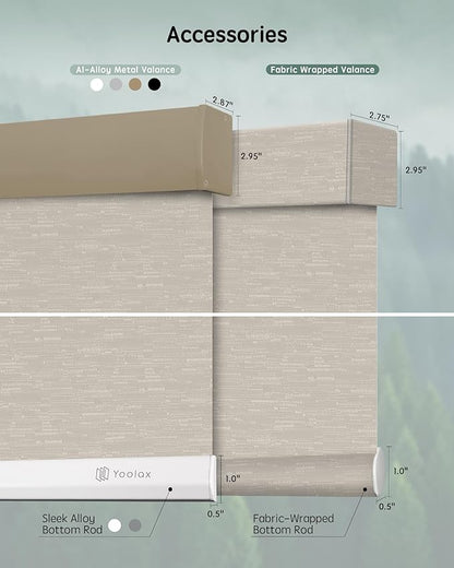 Yoolax Motorized Blinds with Remote, Smart Blinds