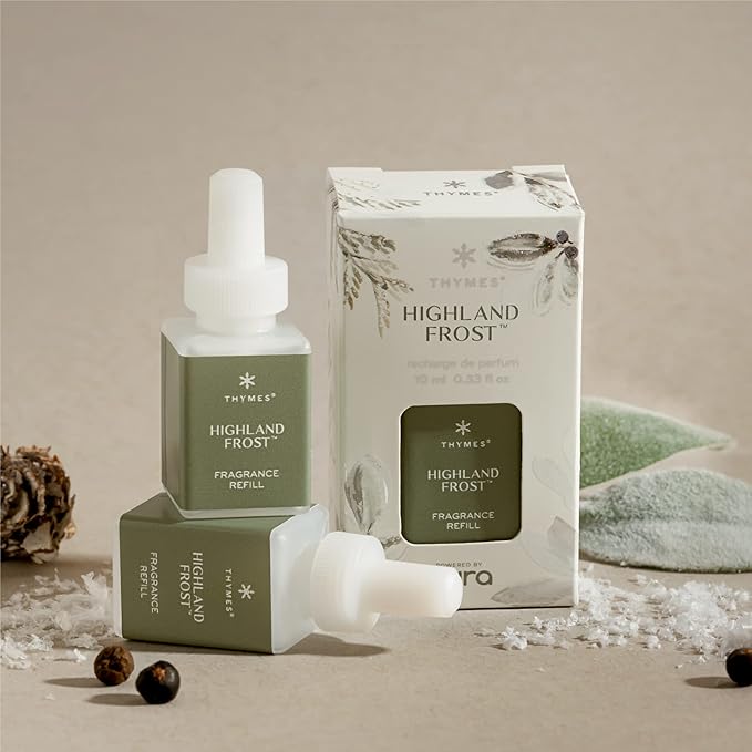 Thymes Pura Refills – 2 Pack of Oil Diffuser Scents – Long-Lasting Pura