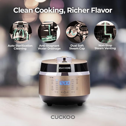CUCKOO High Pressure Rice Cooker 3-Cup Uncooked / 6-Cup Cooked