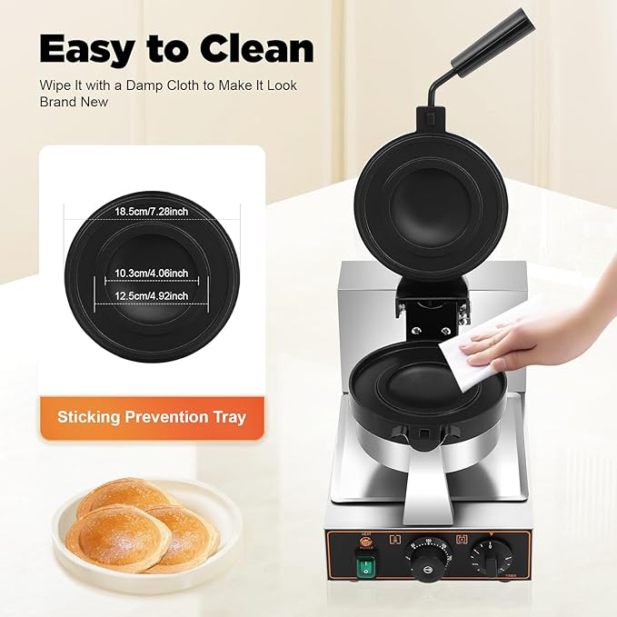 Commercial Electric Burger Panini Maker Machine, Non Stick Press Machine