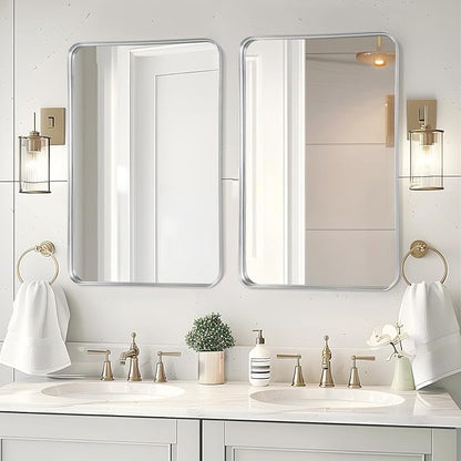Fabuday Bathroom Mirrors for Over Sink 2 Pack