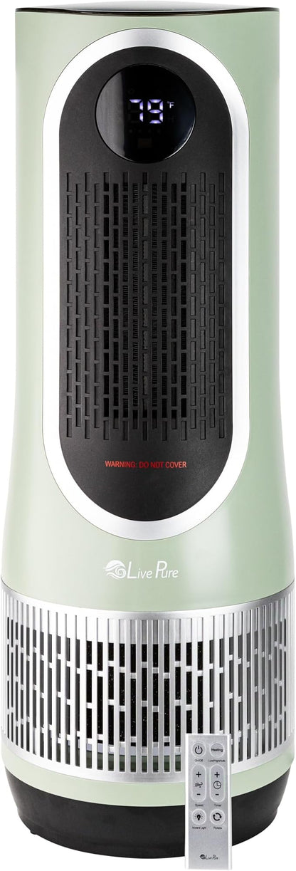 LivePure 3-in-1 LP520 Clean Heat Air Purifier & Electric Heater – Oscillating
