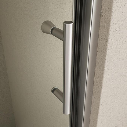 38-42" W x 71" H Pivot Swing Glass Shower Door, Pivot Frame Shower Door