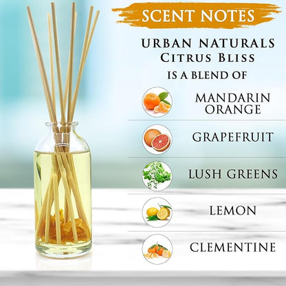 Urban Naturals Citrus Bliss Mandarin Orange & Grapefruit Essential Oil Reed