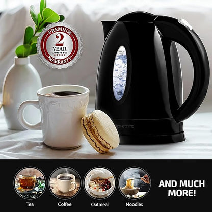 OVENTE Electric Kettle, 1.7L Fast Boiling Water Heater