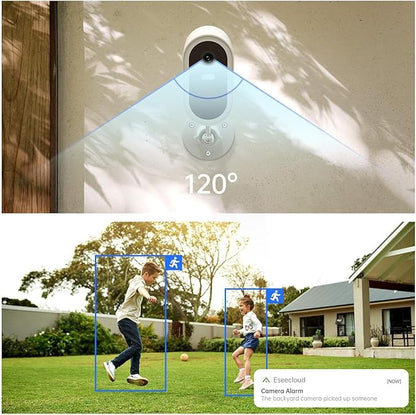 Security Cameras Wireless Outdoor, 2K Battery Powered WiFi Camera