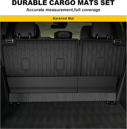 TTX LIGHTING Rear Seat Back Covers for Ford Bronco 2021-2026 4-Door Backrest Mats for Bronco Accessories (Not for 2-Door or Bronco Sport)