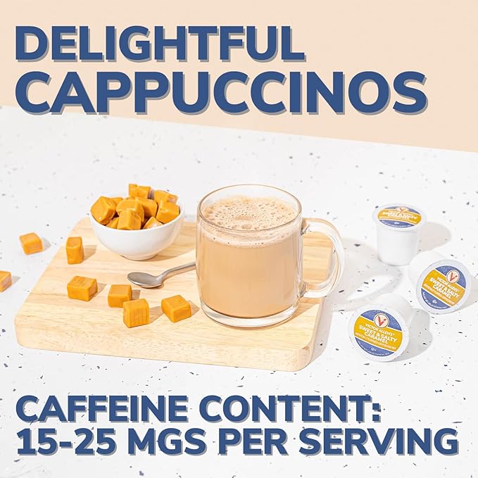 Victor Allen's Coffee French Vanilla Cappuccino, Single Serve Cappuccino Mix
