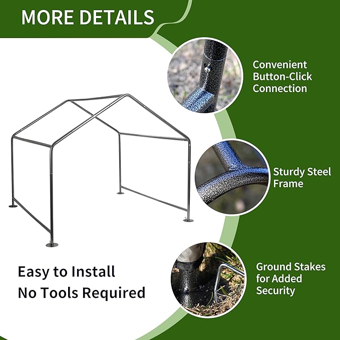 Summertrail Extra Large Dog House Outside, Dog Tent Outdoor, Big Dog Shade Shelter Doghouse Canopy, Water Resistant Dog shelter with Ground Nail, Khaki Sun Rain Cover for Pet Cat 4'x 4'x 3.3