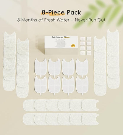8 Pack Filters Replacement Filter
