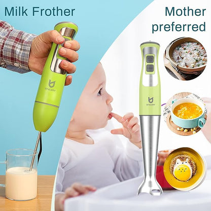 Immersion Hand Blender, UTALENT 3-in-1 8-Speed Stick Blender