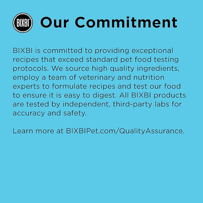 BIXBI Liberty Grain Free Dry Dog Food, Beef, 4 lbs - Fresh Meat, No Meat Meal, No Fillers - Gently Steamed & Cooked - No Soy, Corn, Rice or Wheat for Easy Digestion - USA Made