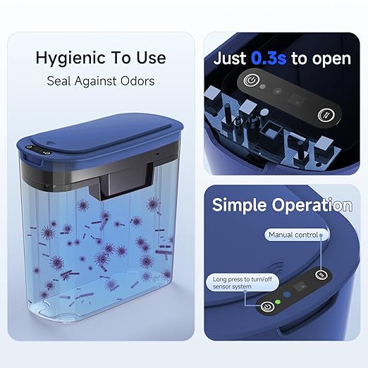 Automatic Motion Sensor Bathroom Trash Can