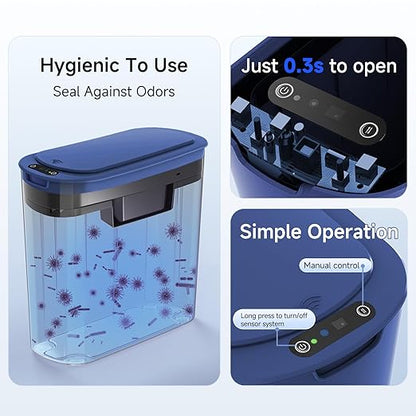 Automatic Motion Sensor Bathroom Trash Can