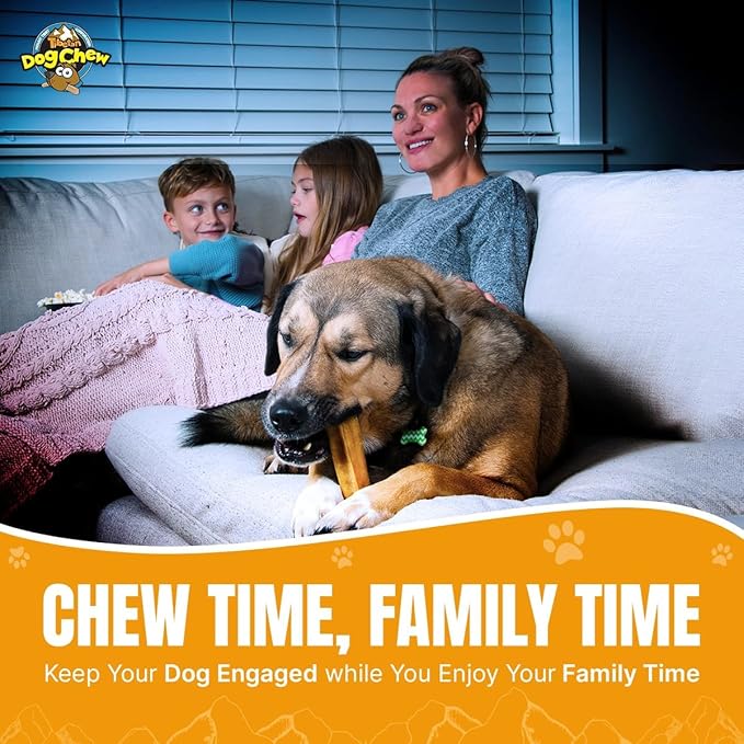 Tibetan Dog Chew Yak Cheese Sticks (8 Large Chews) - Natural Handmade Treats for Large Dogs, Long-Lasting, Easy to Digest with No Additives, Rawhide, Grains or Gluten, Perfect for Aggressive Chewers