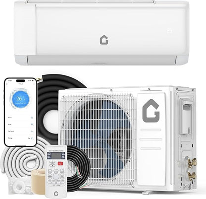 12000BTU Mini Split Air Conditioner& Heater, 21 SEER2 230V Wall-Mounted