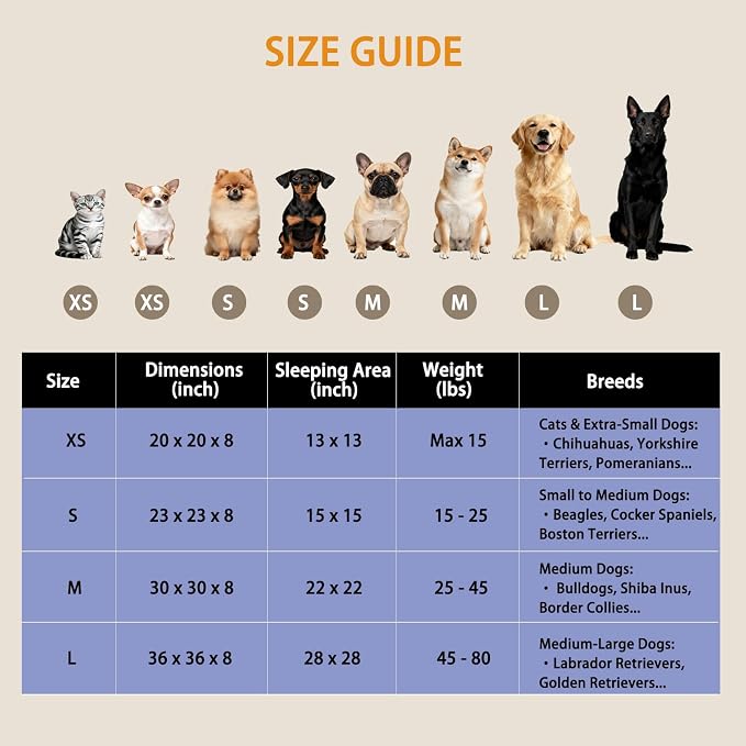 Calming Donut Dog Beds for Small Dogs Kitten - Washable Removable Cover Non-Slip Bottom, Round Pet Bed Puppy Bed Warming Fluffy Faux Fur Anti-Anxiety, Fits up to 15 lbs (Beige, 20")
