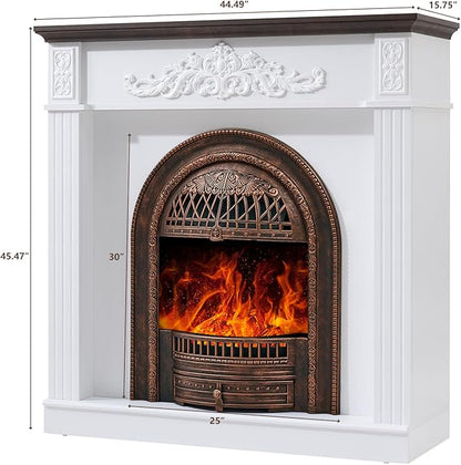 45" Birdcage-Style Electric Fireplace