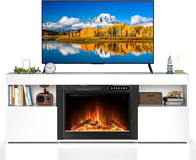 59" Electric Fireplace TV Stand