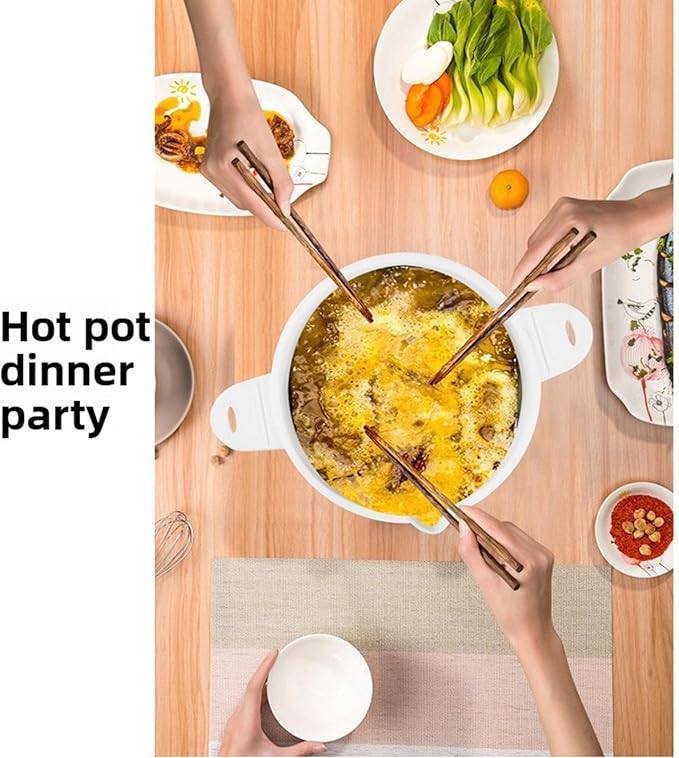 Asixxsix Foldable Electric Cooker, 800W 1.2L Mini Portable Travel Hot Pot