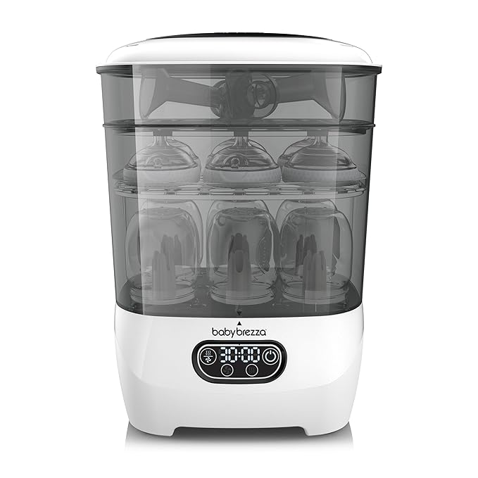 Baby Brezza Bottle Sterilizer and Dryer Advanced – 33% Faster