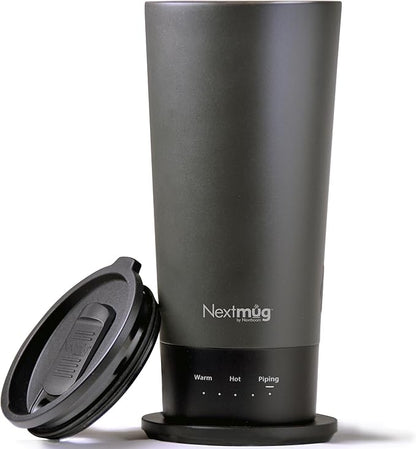 Nextmug Go - Temperature-Controlled, Self-Heating Travel Mug