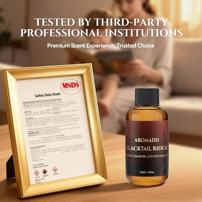 AROMADD Blacktail Ridge Diffuser Oil Inspired by Luxury Hotel Scent 3.38 Fl Oz
