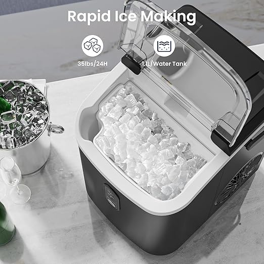 Antarctic Star Nugget Ice Makers Countertop