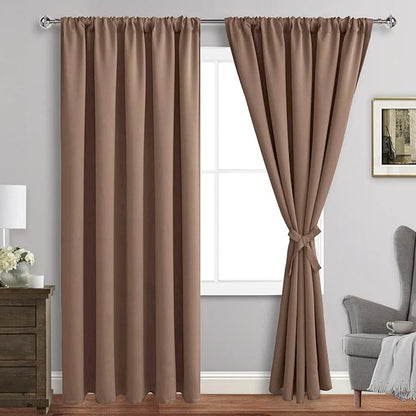 JIUZHEN Blackout Curtains for Bedroom