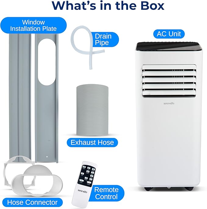SereneLife 10000 BTU Portable Air Conditioner