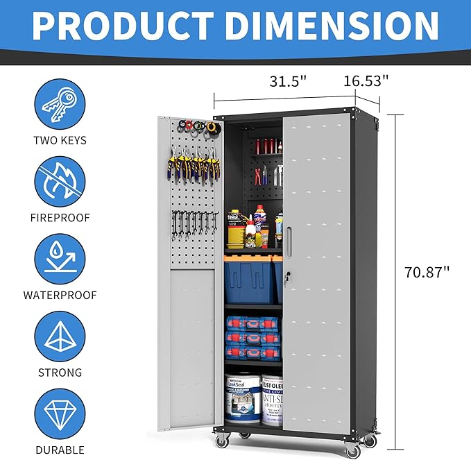 Garage Metal Storage Cabinet