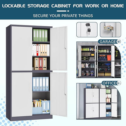MIIIKO Metal Storage File Cabinet