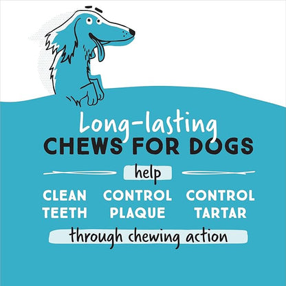Ultra Chewy Double Treat Bones: Long-Lasting Dog Treats Made in USA for Large and Small Breeds, Highly Digestible, Ideal for Aggressive Chewers (Bacon & Cheese, 24 Count)