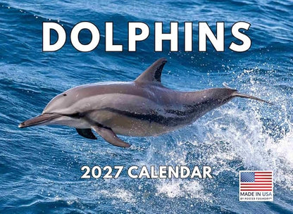 Dolphin Calendar 2027 Monthly Wall Calender 12 Month