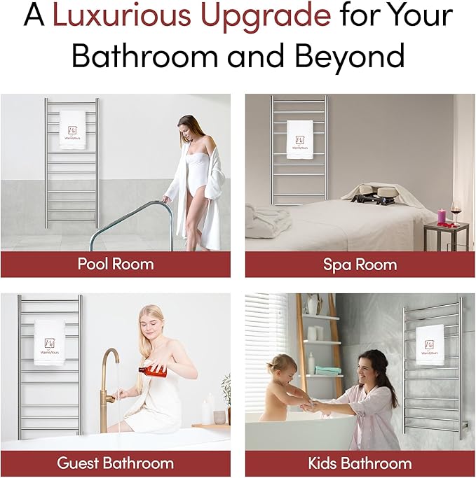 WarmlyYours Heated Towel Rack