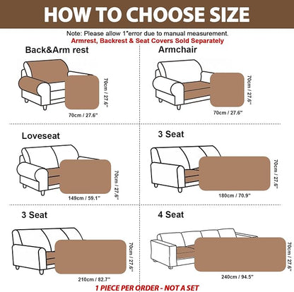 FUANGUI Waterproof Couch Cover Sofa Cover for Dogs and Pets Sofa Protector | Non-Slip Washable Fuzzy Soft Cat Bed Sofa Slipcover for 2-3 Cushion Couch Sofa Pet Friendly, Dark Grey, 27.6" x 82.7", 1 pcs