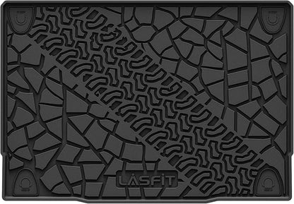 LASFIT Cargo Liner for Ford Bronco 4-Door 2025 2024 2023 2022 2021(Fit for 4-Door Only, Not Fit Sport) All Weather Custom Fit TPE Car Floor Liner, Cargo Area Protector, 1pc Black