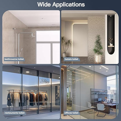 Shower Glass Support Bar, Both Sides Available, Frameless Bathroom Glass Clamp